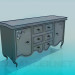 3D Modell Secretaire - Vorschau