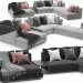 3d Hamilton Sofa Minotti model buy - render