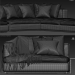 modèle 3D de Hamilton Sofa Minotti acheter - rendu