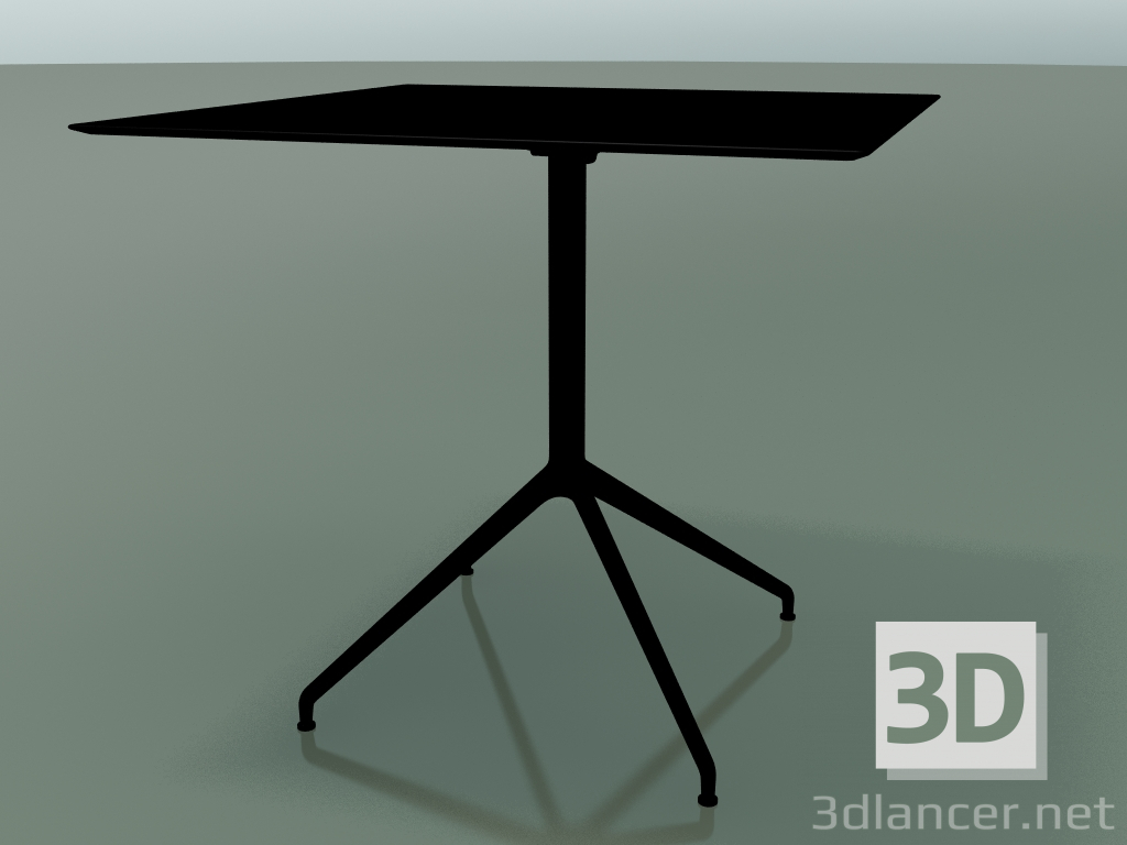 Modelo 3d Mesa quadrada 5742 (H 72,5 - 79x79 cm, espalhada, preto, V39) - preview