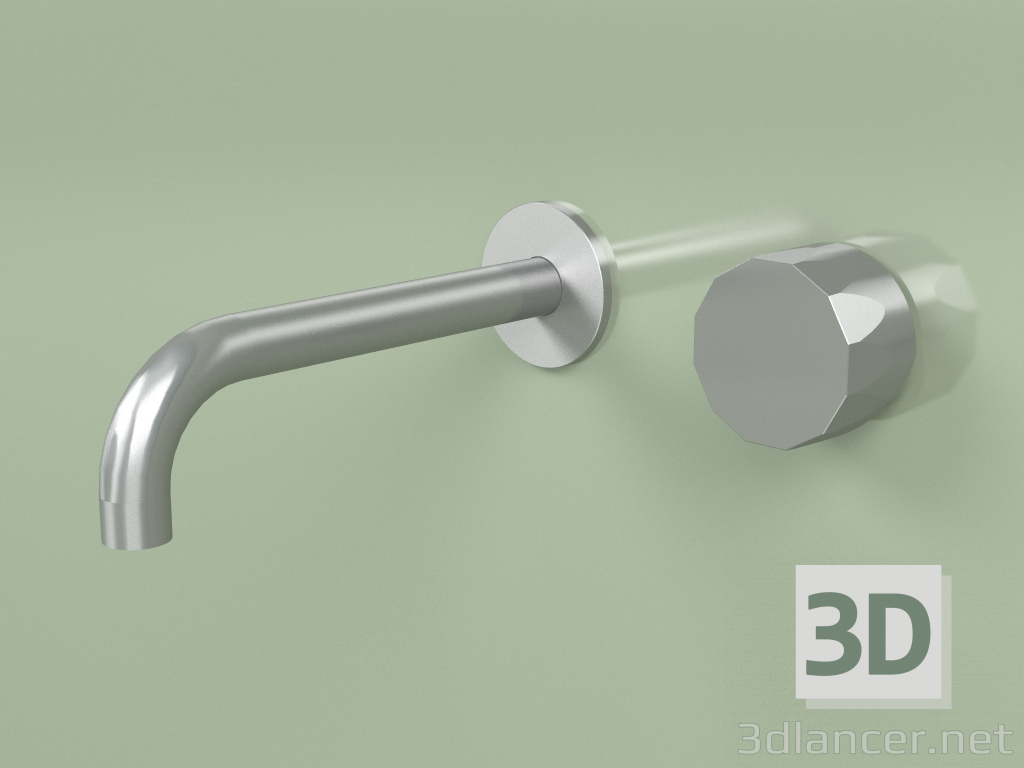 3d model Mezclador de pared con caño (15 10 T, AS) - vista previa