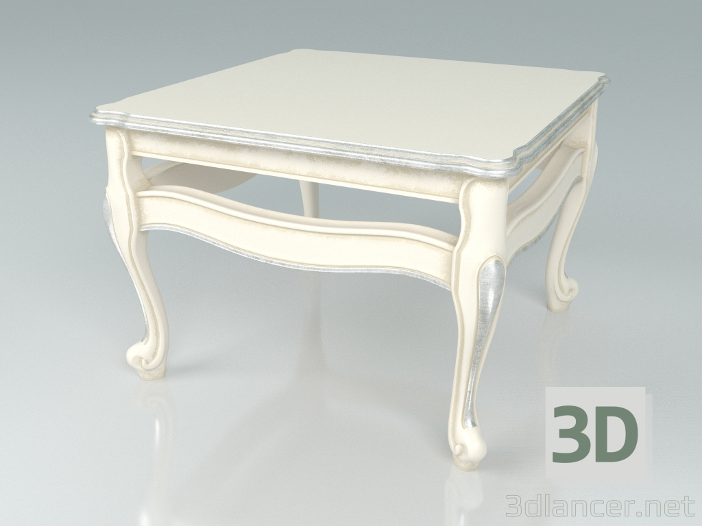 3D Modell Quadratischer Beistelltisch (Art. 13664) - Vorschau