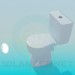 3d model Toilet Bowl - preview