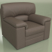 3d model Sillón Ella (cuero marrón) - vista previa