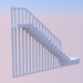 3D Modell Treppen - Vorschau