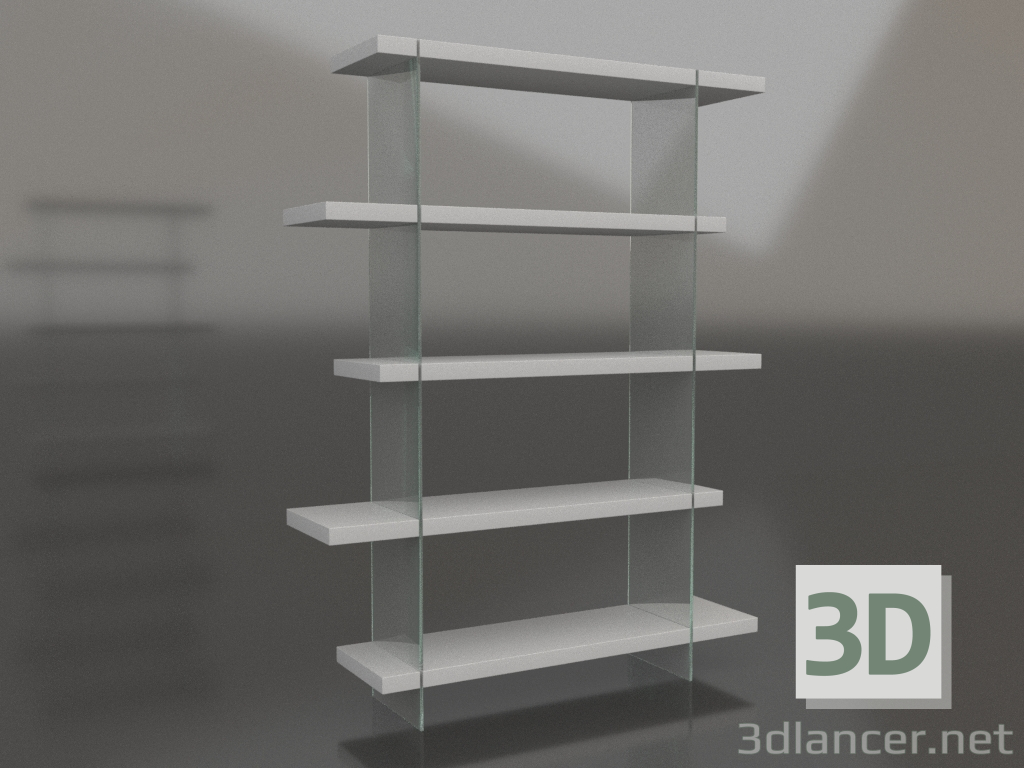 3d model Shelving unit Nobel (white) - preview