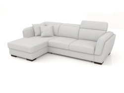 Kelly Sofa mit Ottomane (Aura 01)