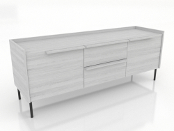 Meuble TV 3 1500 mm (blanc RAL 9010)