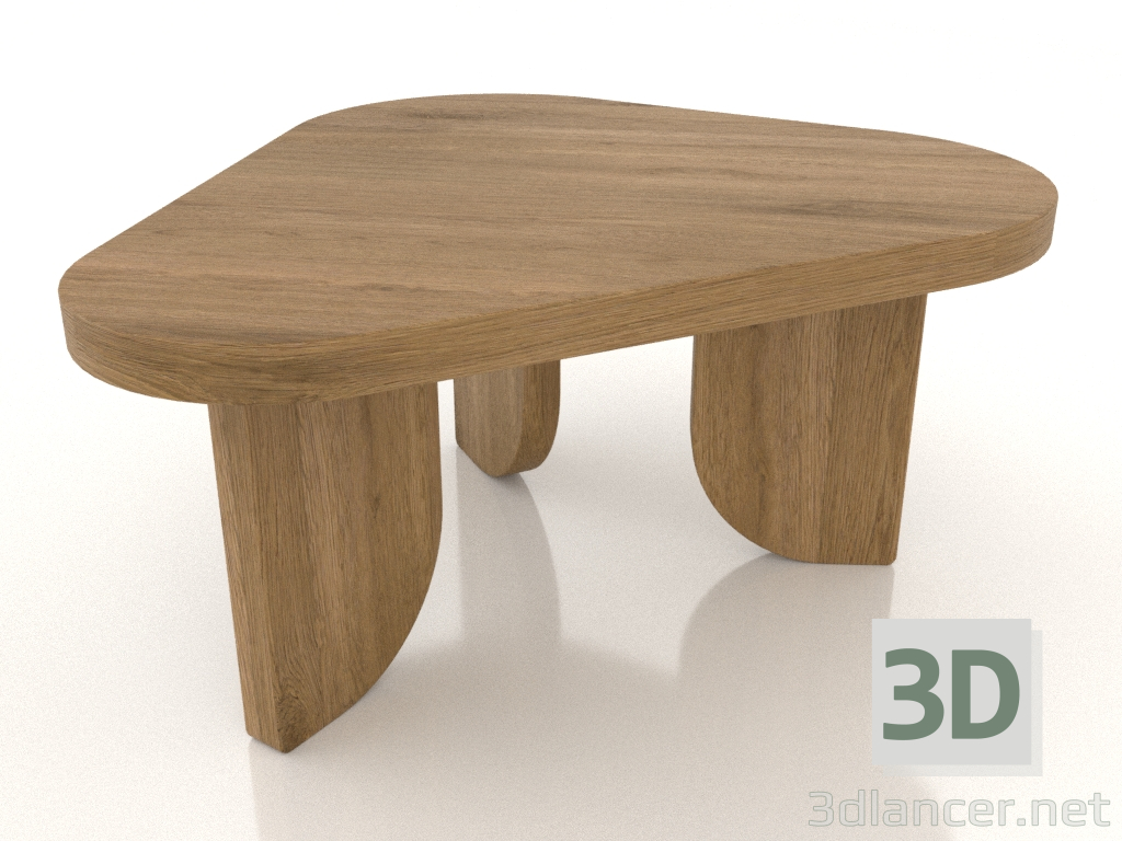 Modelo 3d Mesa de centro COBBLE (M, carvalho natural) - preview Modelo 3d Mesa de centro COBBLE (M, carvalho natural) - preview