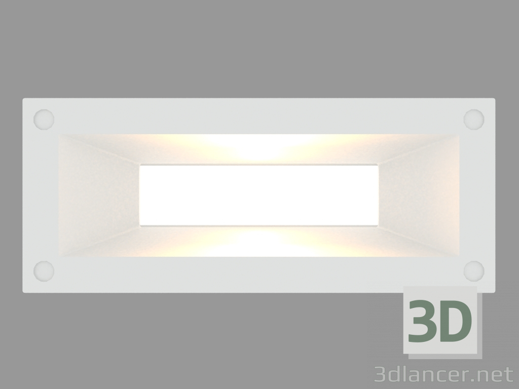 3D Modell Wandeinbauleuchte MINILINK HORIZONTAL (S4675) - Vorschau