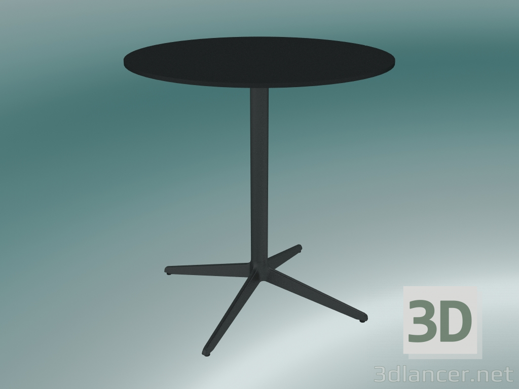 modèle 3D Table MISTER X (9506-01 (Ø70cm), H 73cm, noir, noir) - preview