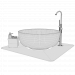 modello 3D di bagno comprare - rendering