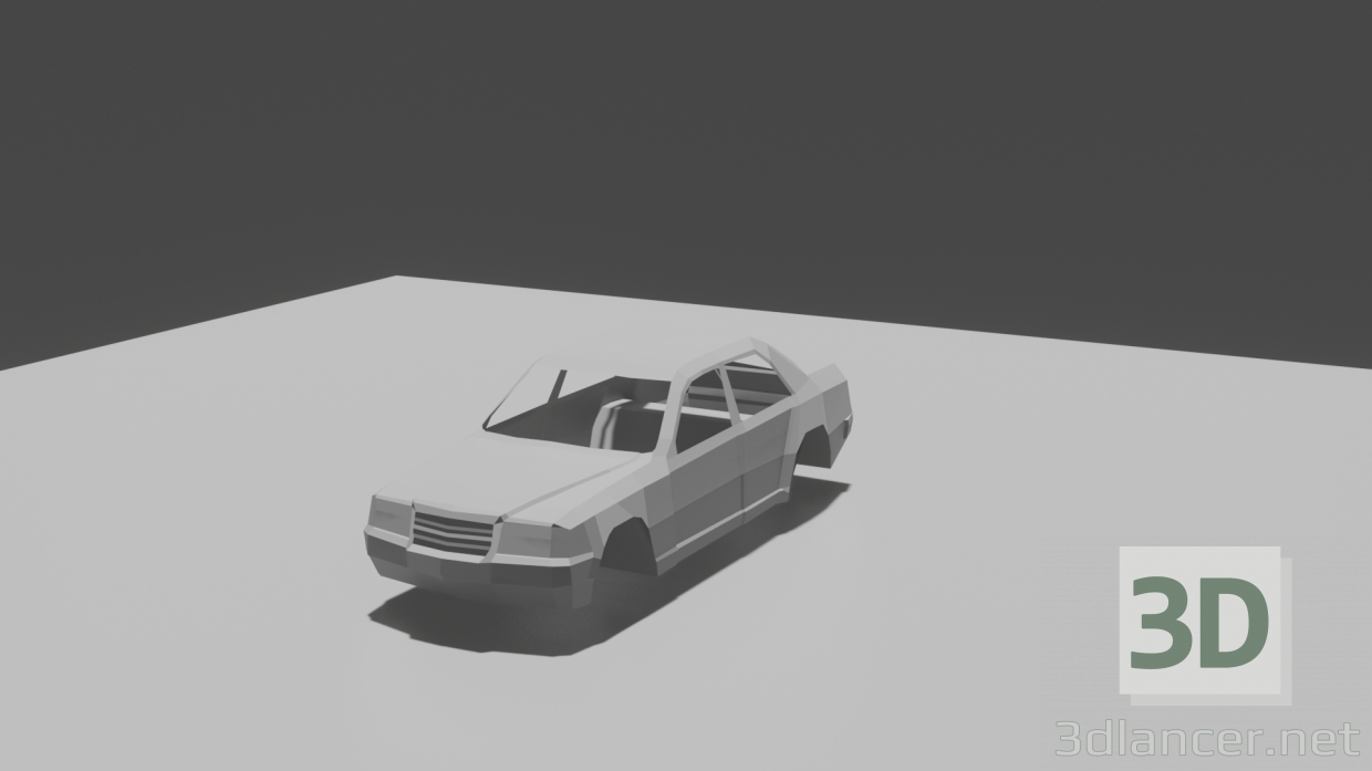 modèle 3D de Mercedes-Benz W 124 acheter - rendu