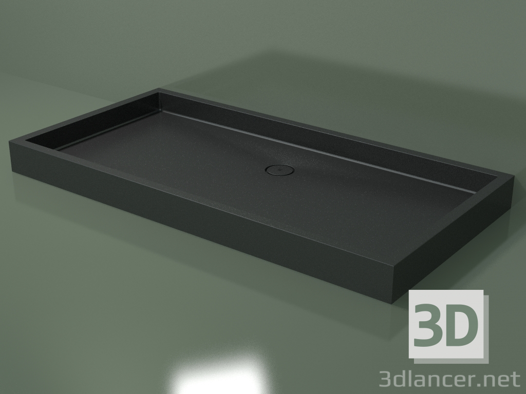 3d model Shower tray Alto (30UA0145, Deep Nocturne C38, 200x100 cm) - preview