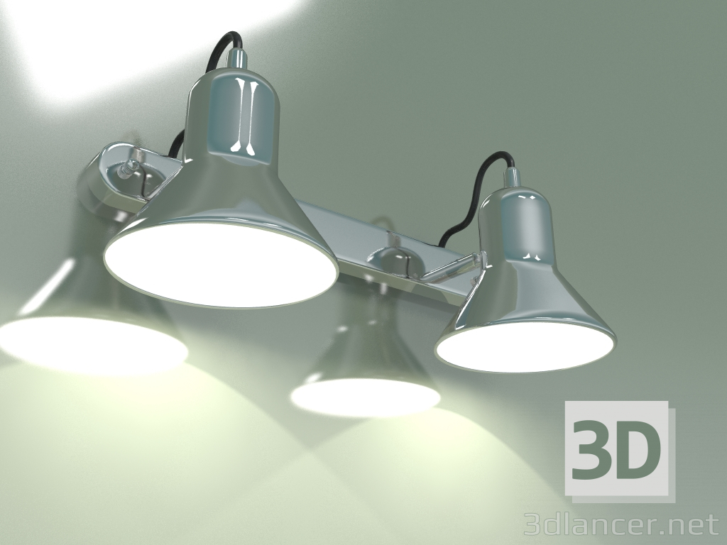 3D modeli Spot Canotier 20082-2 (Krom) - önizleme