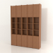 modèle 3D Rack modulaire ST 07 (1908х409х2600, bois rouge) - preview