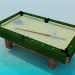 modèle 3D Un petit billard - preview