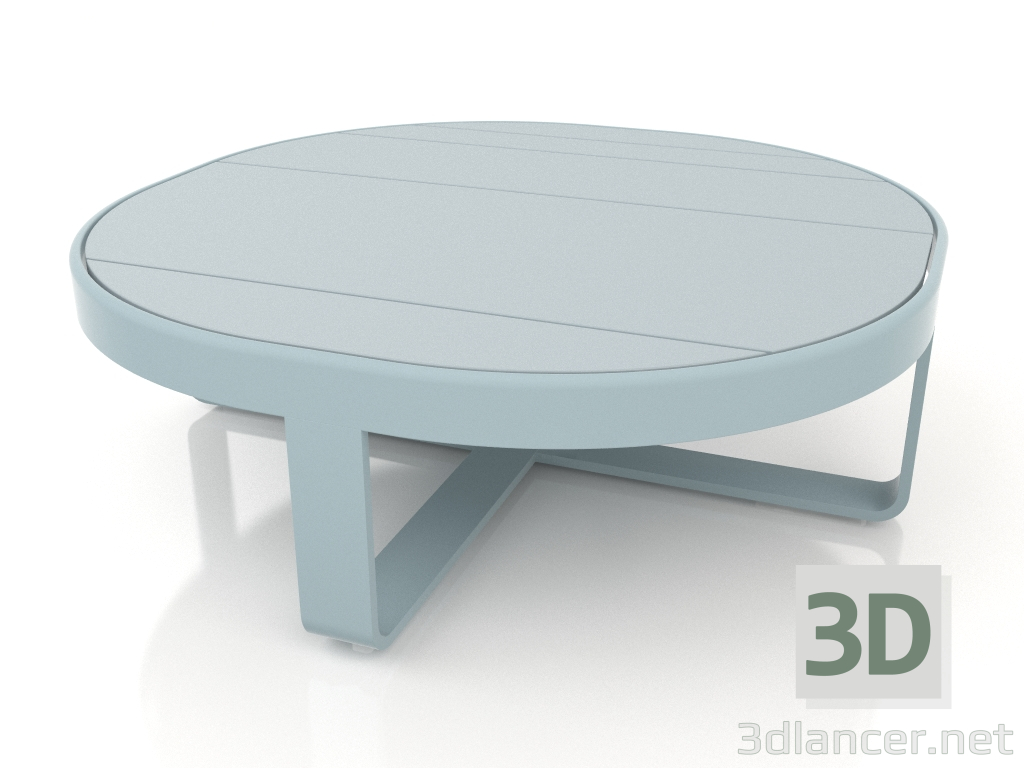 modèle 3D Table basse ronde Ø90 (Bleu gris) - preview