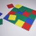 3d model rug puzzle - preview