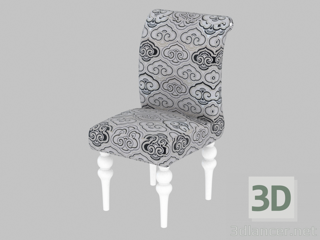 modello 3D Sedia in stile art deco - anteprima