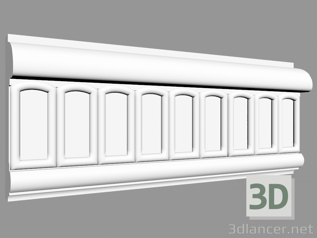 3d model Moldura P7040 (7.9 x 2.6 cm) - vista previa