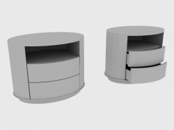 Table de chevet ELISE (72X52XH56)