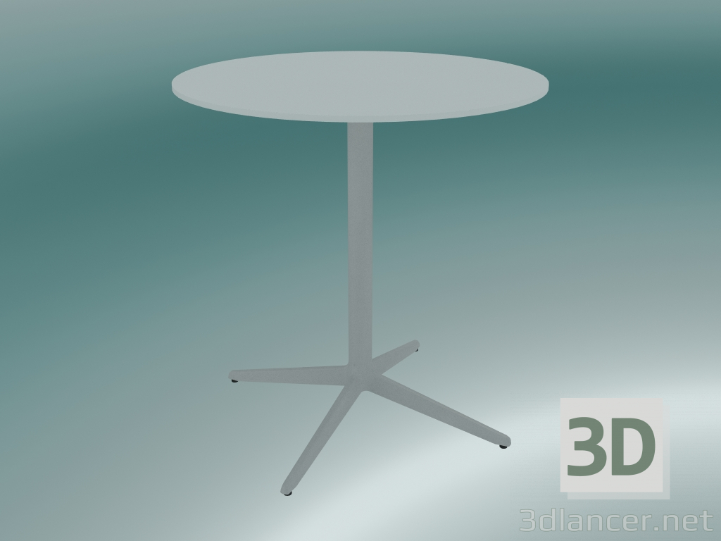 3D modeli Tablo MISTER X (9506-01 (Ø70cm), H 73cm, beyaz, beyaz) - önizleme