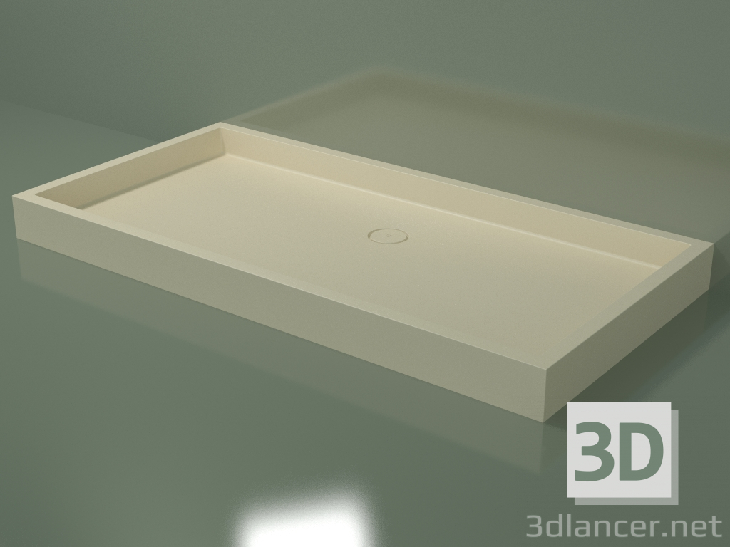 3d model Plato de ducha Alto (30UA0145, Bone C39, 200x100 cm) - vista previa