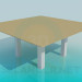 3d model Big table - preview