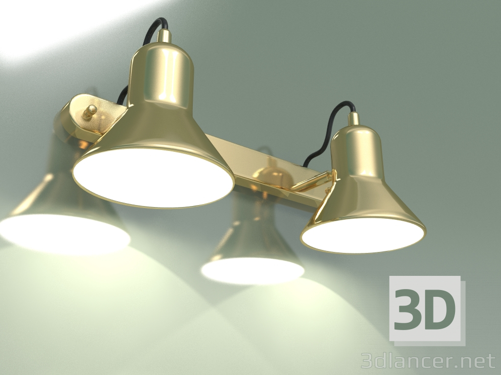 3D Modell Spot Canotier 20082-2 (Gold) - Vorschau