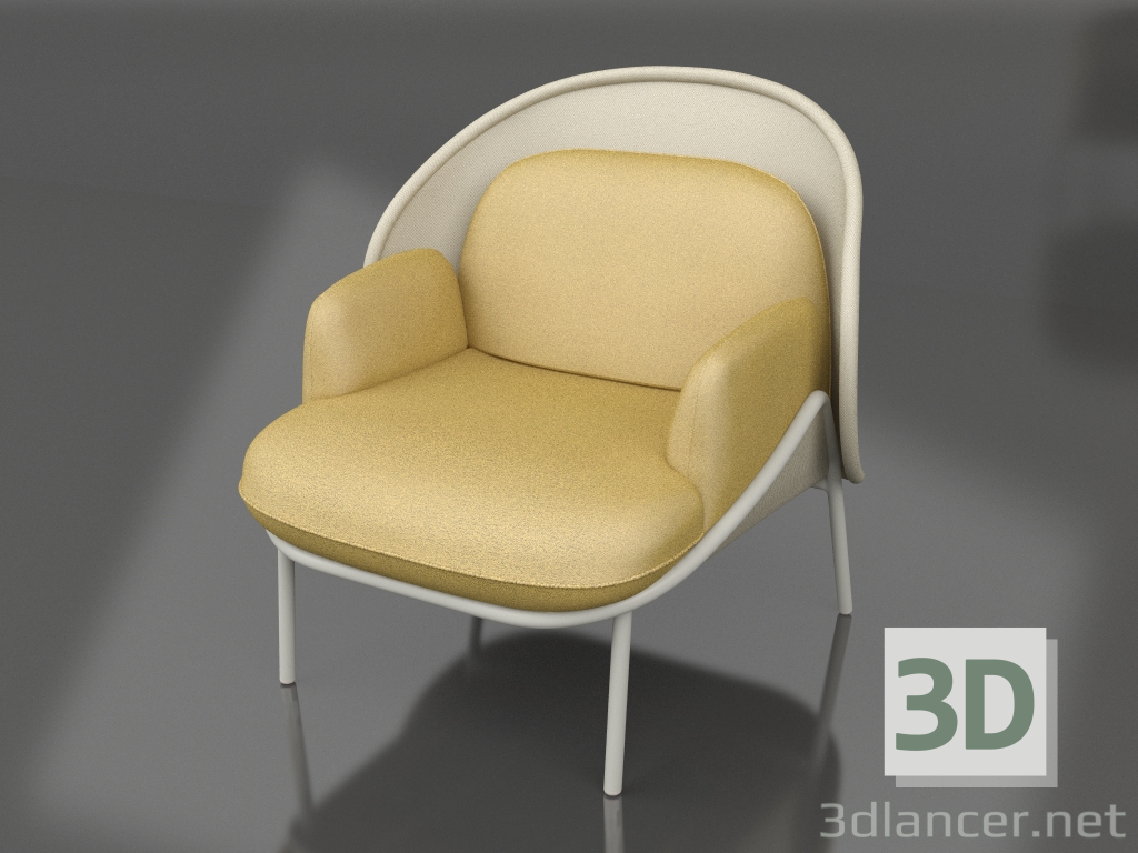 3d model Armchair Mesh MF1M - preview