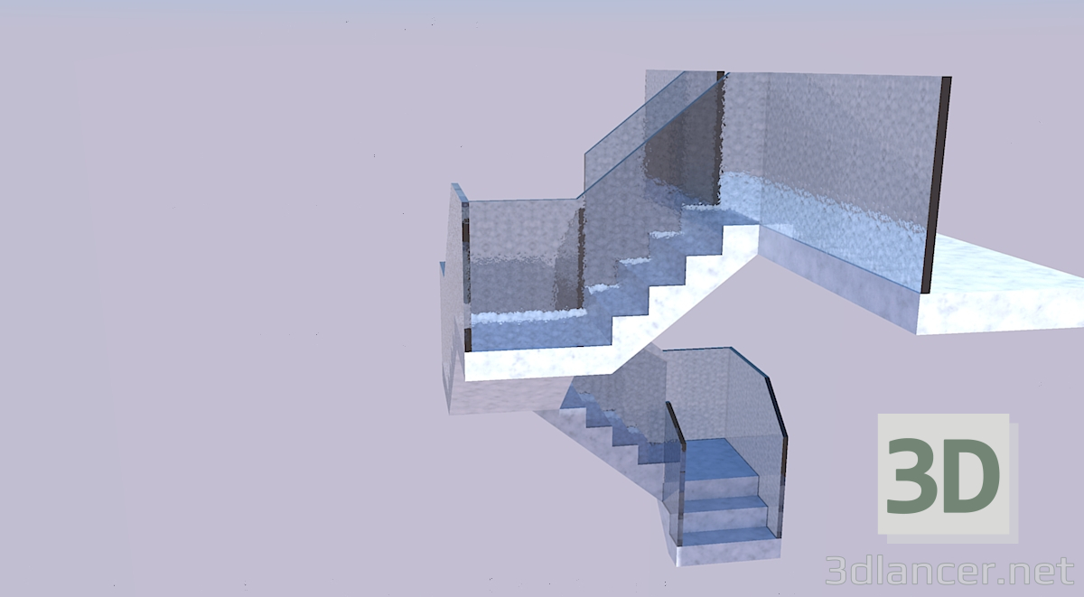 3d model Stairs - preview