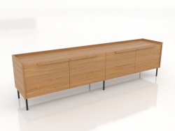 Meuble TV 1 GRAND 2200 mm (chêne naturel)