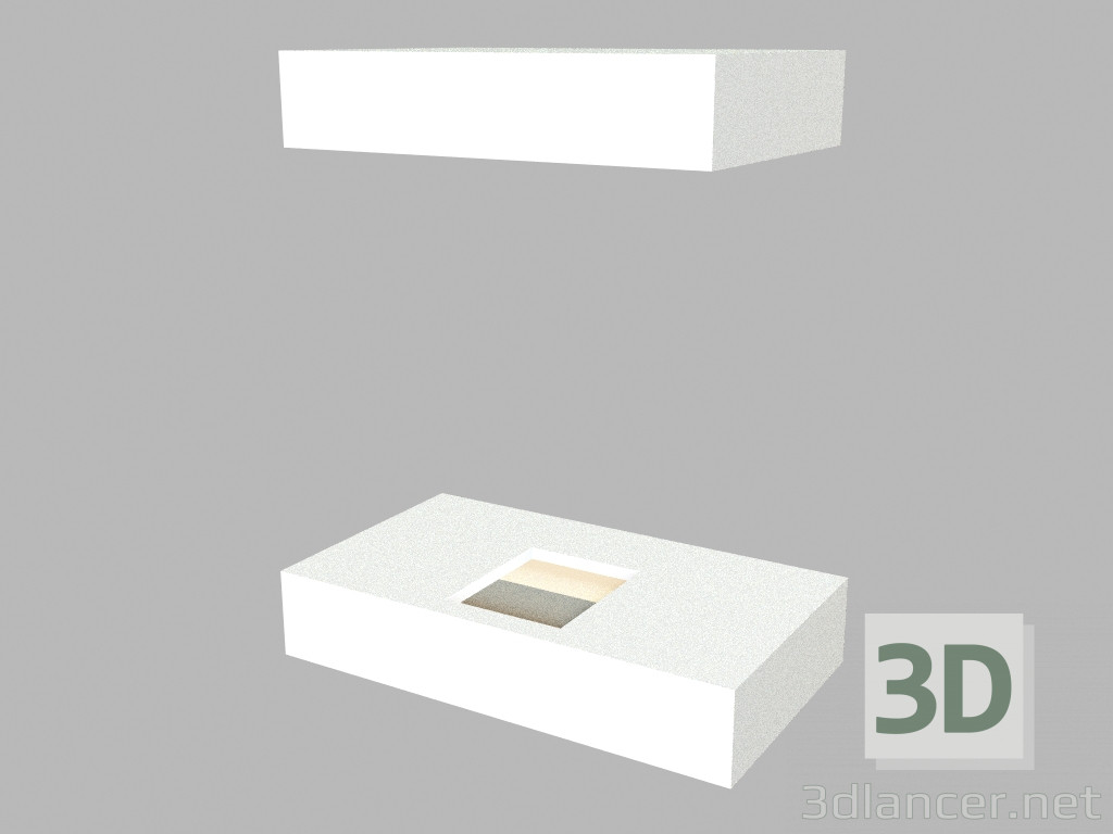 3D Modell Wand-Leuchte 7750 - Vorschau