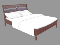 Double bed in classic style FS2203s (166x220x107)