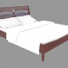 3D Modell Ein Doppelbett im klassischen Stil FS2203s (166x220x107) - Vorschau