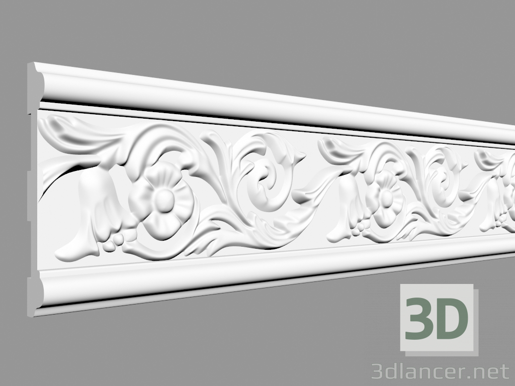 3d model Moldeo P7020 (11.1 x 1.9 cm) - vista previa