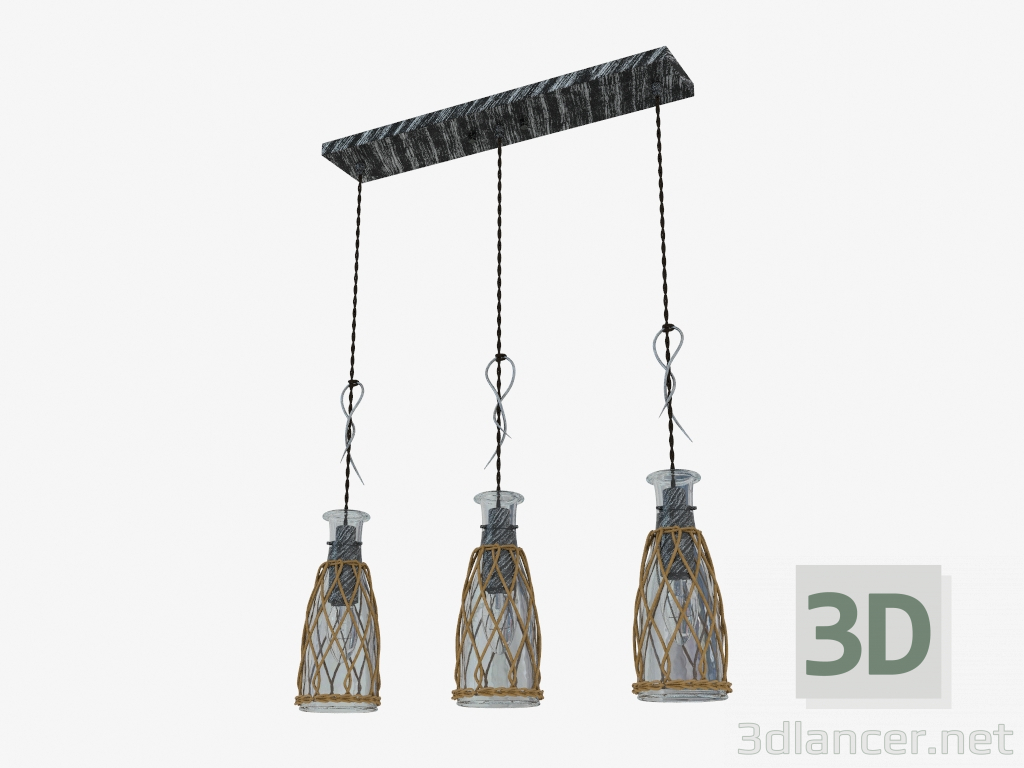 modello 3D Lampada sospesa RAPPE (H099-03-B) - anteprima