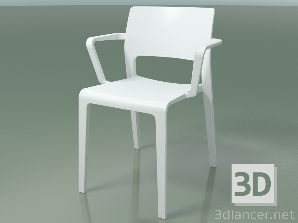 3d model Silla con reposabrazos 3602 (PT00001) - vista previa