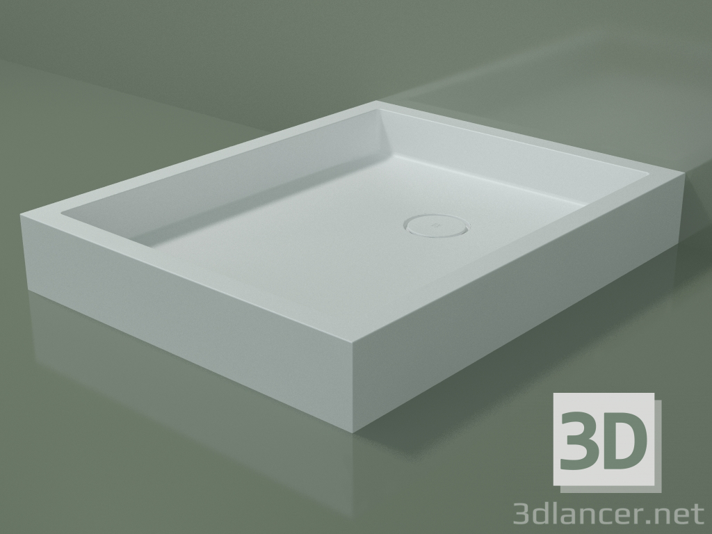 3d model Shower tray Alto (30UA0147, Glacier White C01, 80x100 cm) - preview