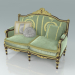 3d model 2-seater sofa (art. 14402) - preview