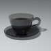 3d black coffee model buy - render