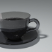 3d black coffee model buy - render