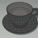 modèle 3D de café noir acheter - rendu