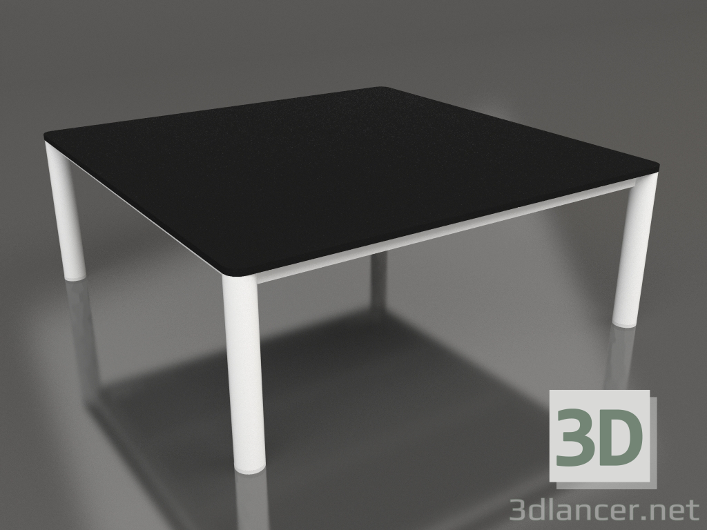 Modelo 3d Mesa de centro 94×94 (Branco, DEKTON Domoos) - preview