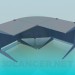 Modelo 3d Mesa de canto - preview