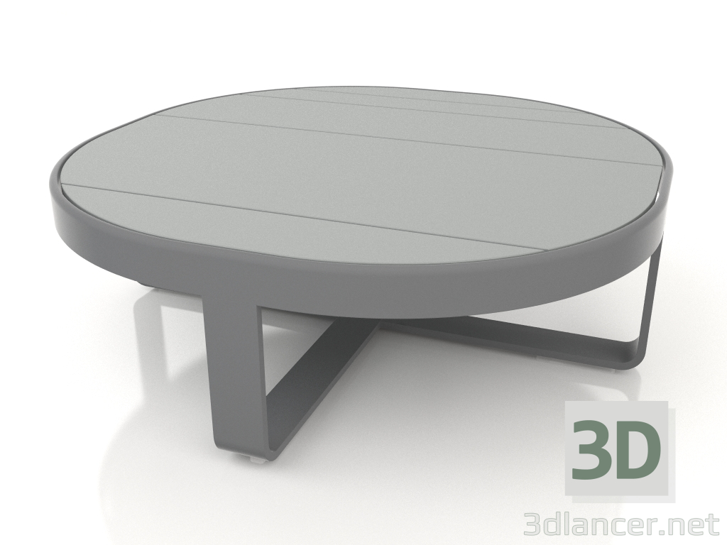 3d model Mesa de centro redonda Ø90 (Antracita) - vista previa