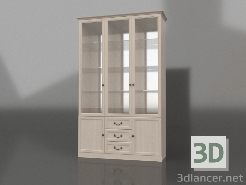3d model Vitrina (3 secciones) - vista previa
