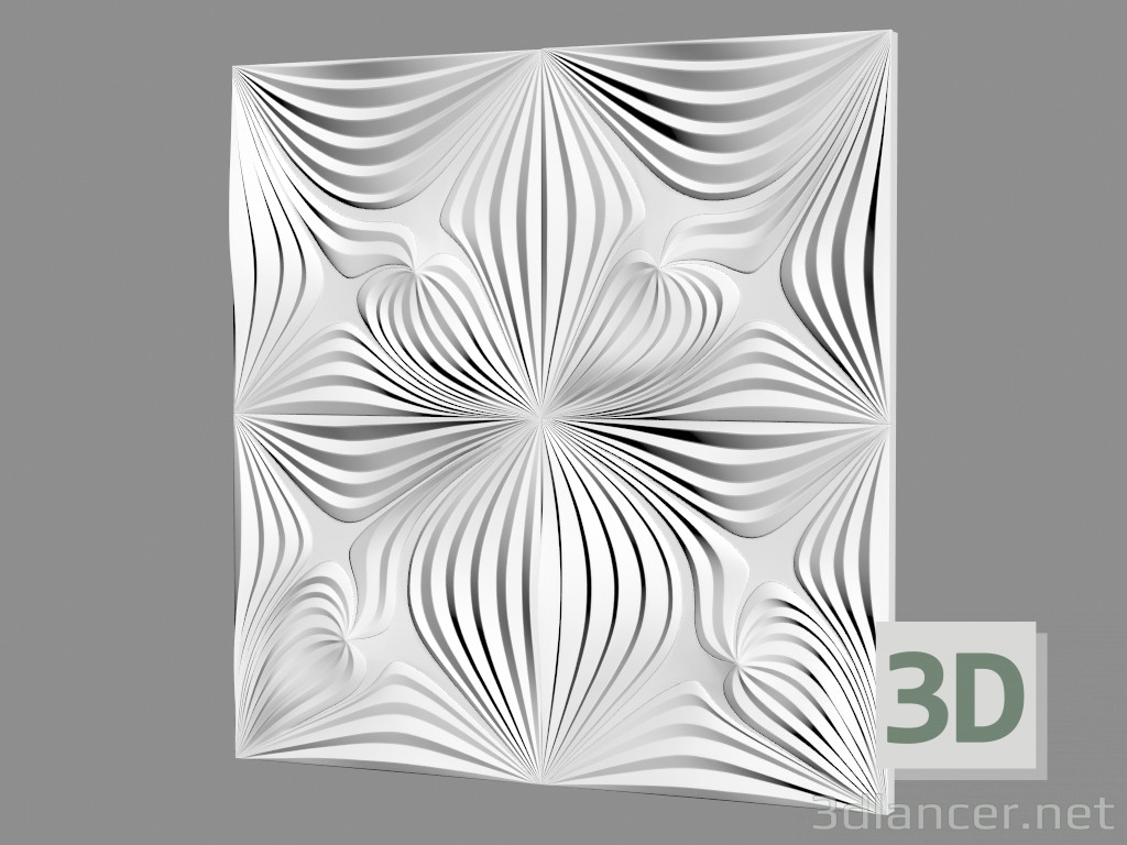 3d model Gypsum wall panel (art. 1004) - preview