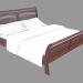 Modelo 3d A cama de casal no FS2203 estilo clássico (166x230x107) - preview